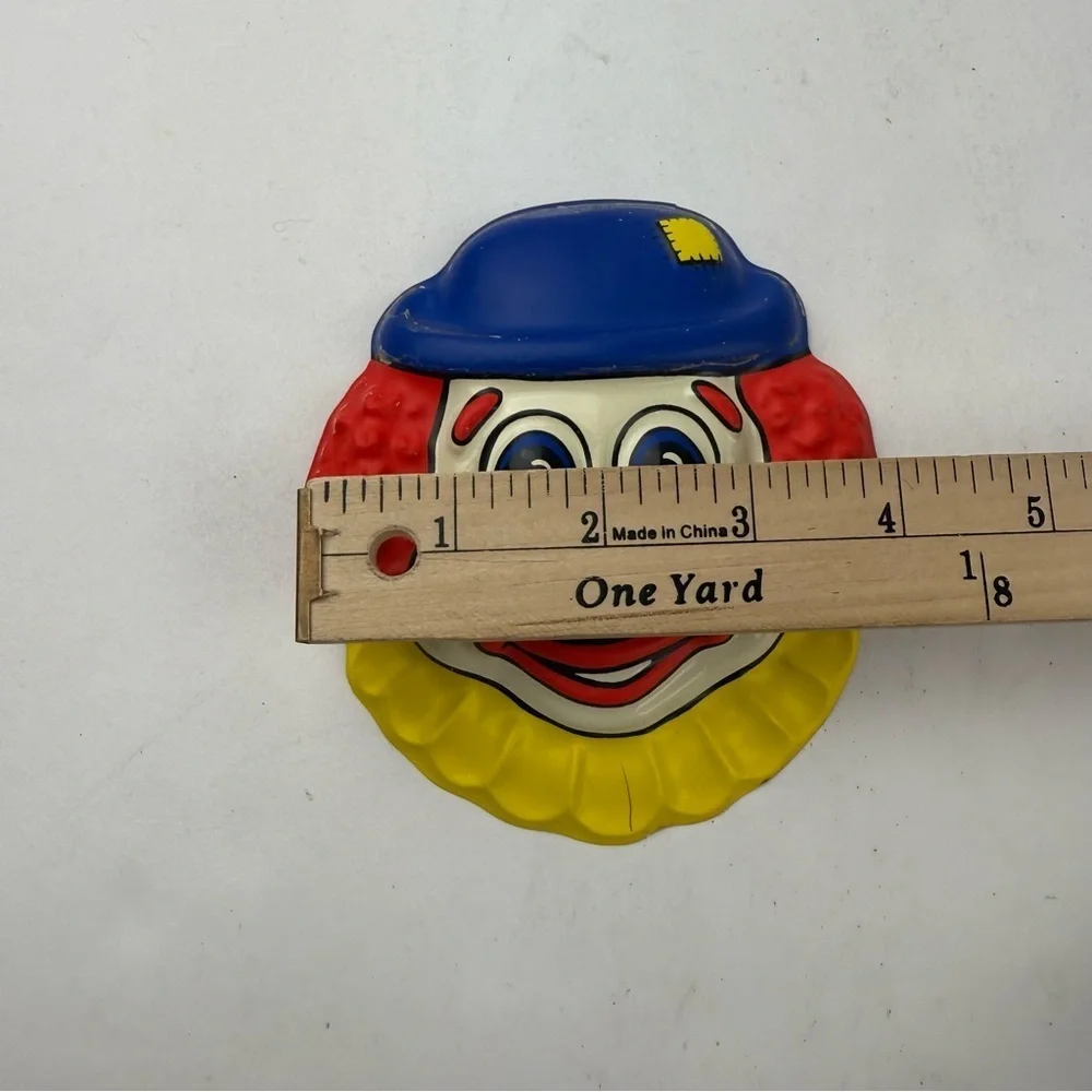New Pop Tops Bakery Crafts Vintage Cake Topper Clown Creepy Cute